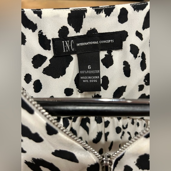 Woman INC Spotted Print Zip-Up Jacket. - Picture 4 of 4